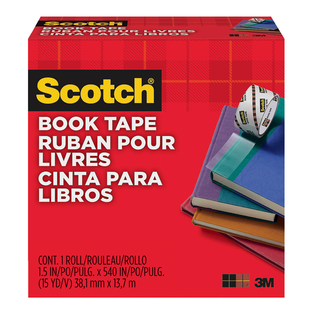 Scotch Tape Book Repair 845 101mmx13.7m Transparent - Cafe Supply