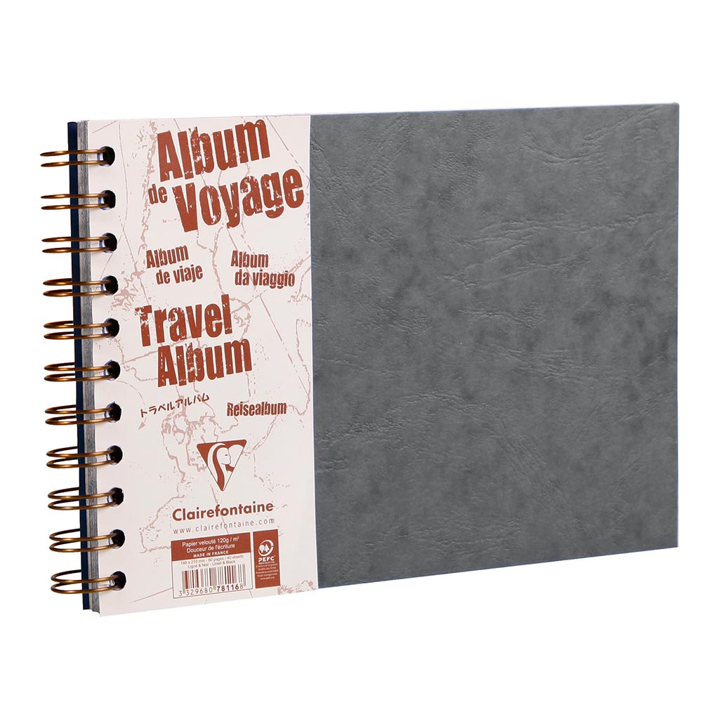 Age Bag Travel Album A4 Grey - Cafe Supply