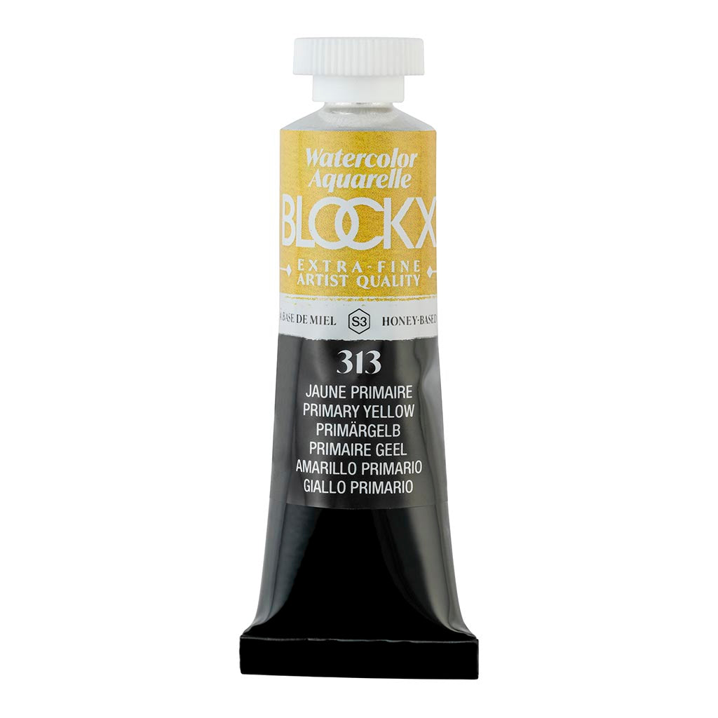 BLOCKX Watercolour Tube 15ml S3 313 Primary Yellow - Cafe Supply