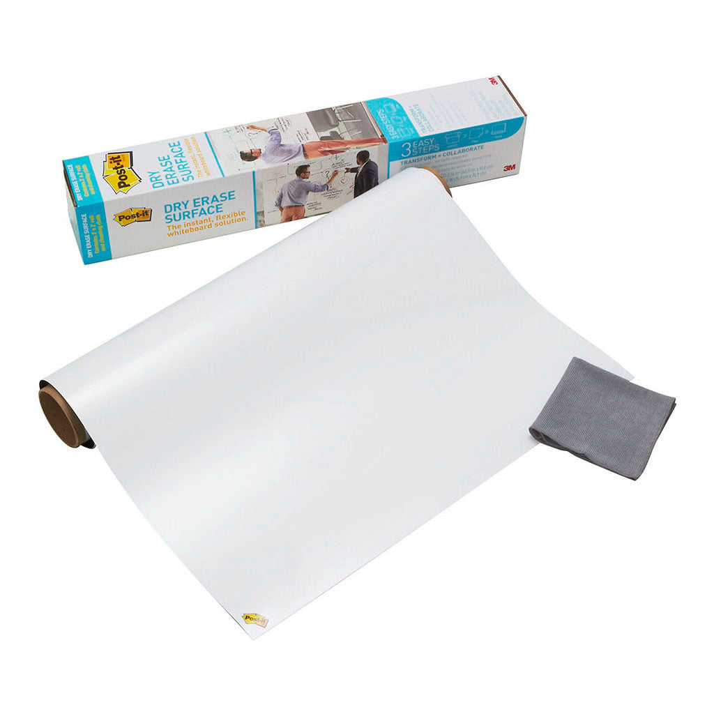 Post-it Whiteboard Dry Erase Surface DEF3x2 900 x 600mm - Cafe Supply