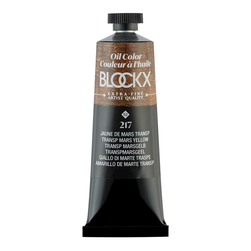 BLOCKX Oil Tube 35ml S2 217 Transparent Mars Yellow - Cafe Supply