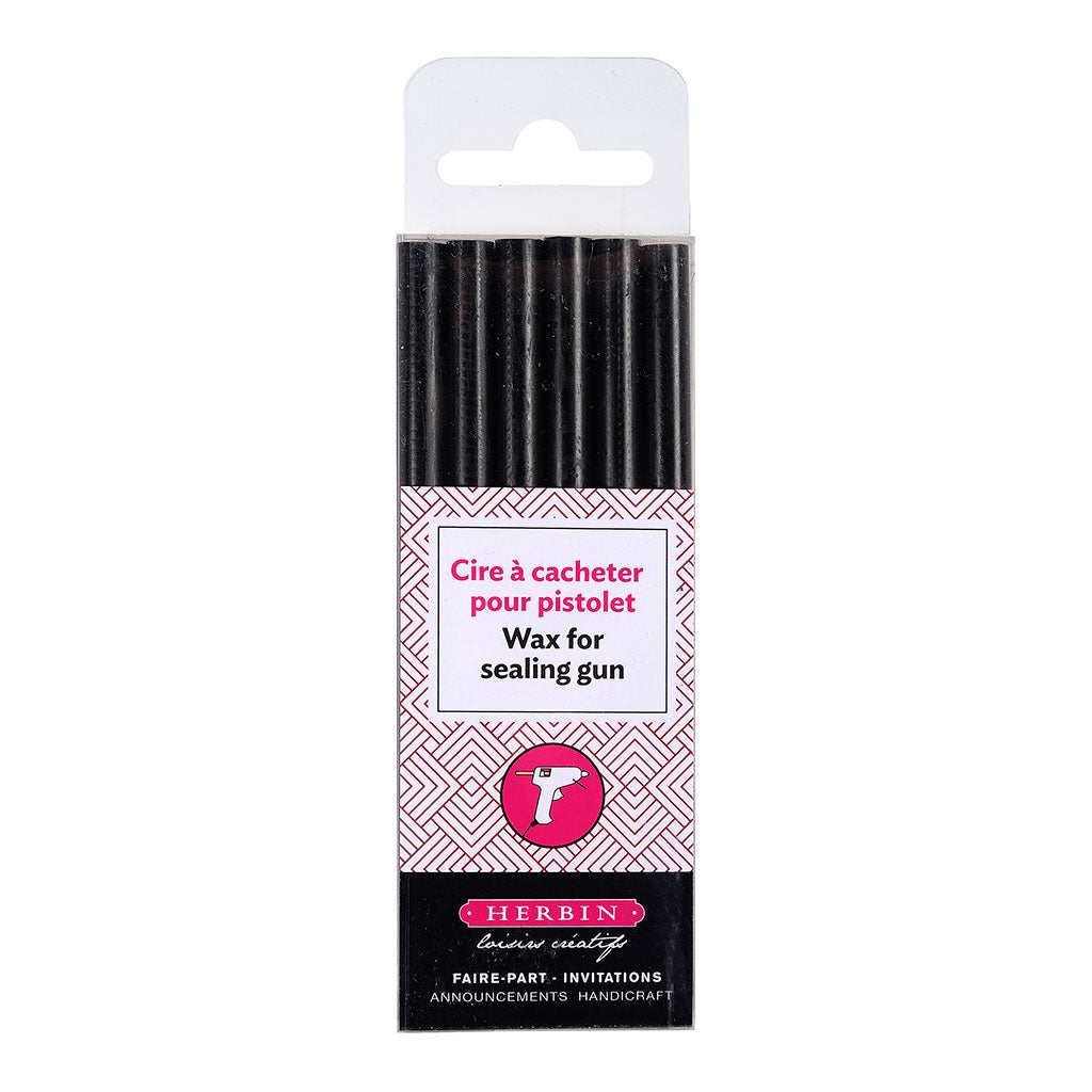 Herbin Wax Gun Sticks Black, Pack of 6 - Cafe Supply
