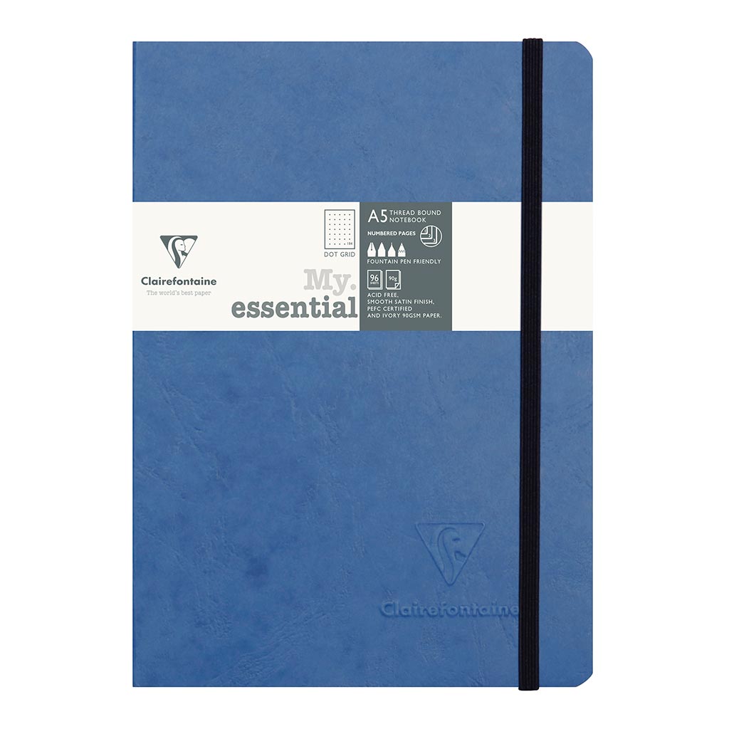Age Bag My Essential Notebook A5 Dotted Blue - Cafe Supply