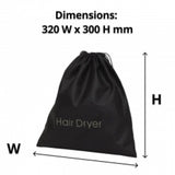 Non-Woven Black Hairdryer Bag - Cafe Supply