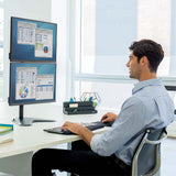 Fellowes Monitor Arm Professional Freestanding Dual Stacking - Cafe Supply