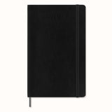 Moleskine Diary 18M Weekly + Notes Soft Cover Large Black - Cafe Supply