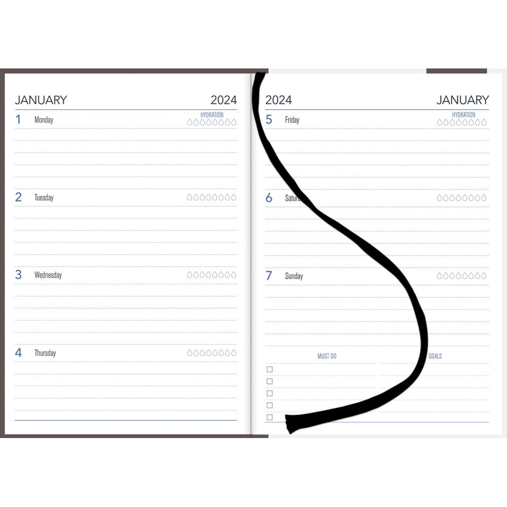 Collins A53 NZ Birds Week to View Diary Even Year - Cafe Supply