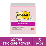 Post-it Rec Super Sticky Notes 654-5SSNRP 76x76mm Wanderlust (Bali), Pack of 5 - Cafe Supply