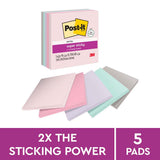 Post-it Rec Super Sticky Notes 654-5SSNRP 76x76mm Wanderlust (Bali), Pack of 5 - Cafe Supply