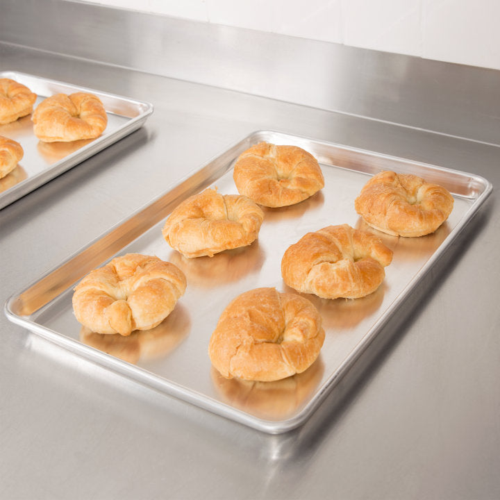 Half-size Wear-Ever® heavy-duty aluminum sheet pan with natural finish - Cafe Supply