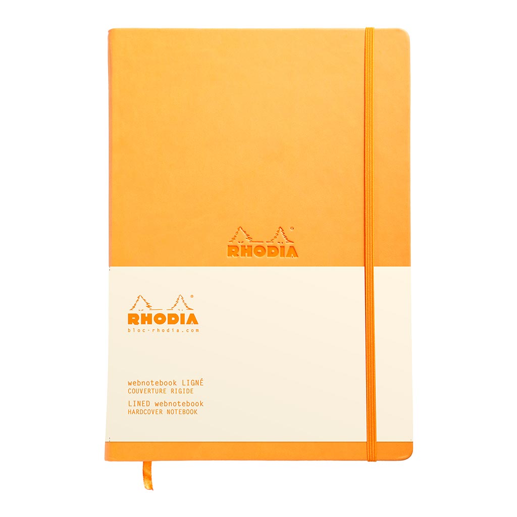 Rhodia Webnotebook A4 Blank Orange - Cafe Supply