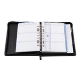 Debden Desk Dayplanner with Zip Closure Black - Cafe Supply
