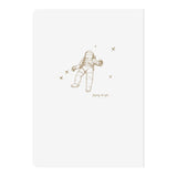 Flying Spirit Sewn Notebook A5 White - Cafe Supply