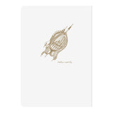 Flying Spirit Sewn Notebook A5 White - Cafe Supply