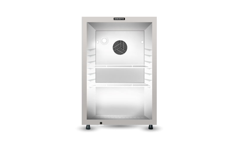 Skope HB85 1 Glass Door Compact Display Fridge - Cafe Supply