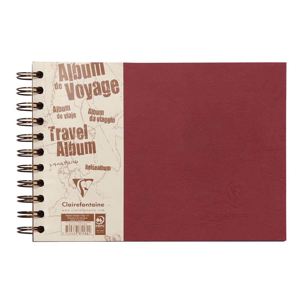 Age Bag Travel Album A5 Red - Cafe Supply