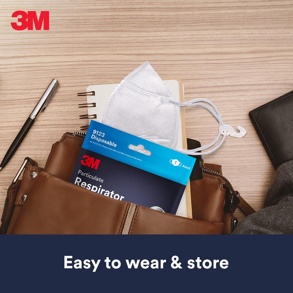 3M Particulate Respirator 9123 P2, Pack of 3 - Cafe Supply