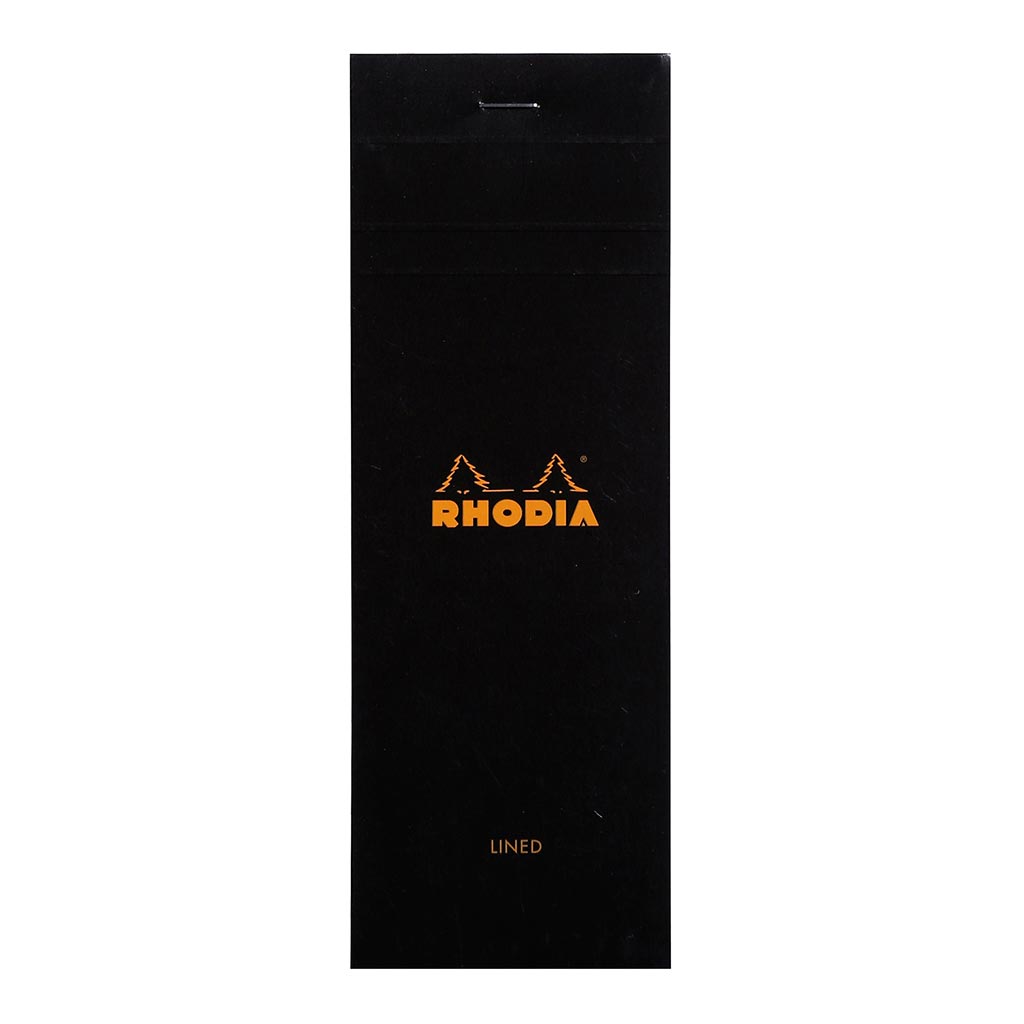 Rhodia Bloc Pad No. 8 Shopping Lined Black - Cafe Supply