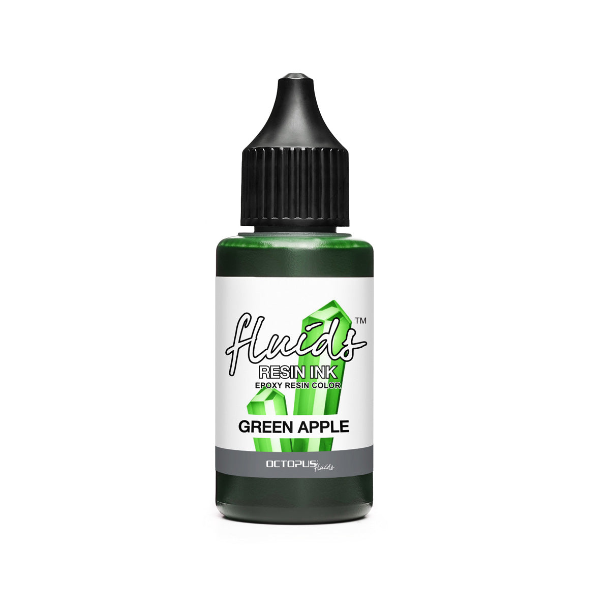 Octopus Fluids Resin Ink Green Apple 30ml - Cafe Supply