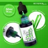 Octopus Fluids Resin Ink Green Apple 30ml - Cafe Supply