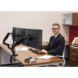 Fellowes Monitor Arm Platinum Triple - Cafe Supply