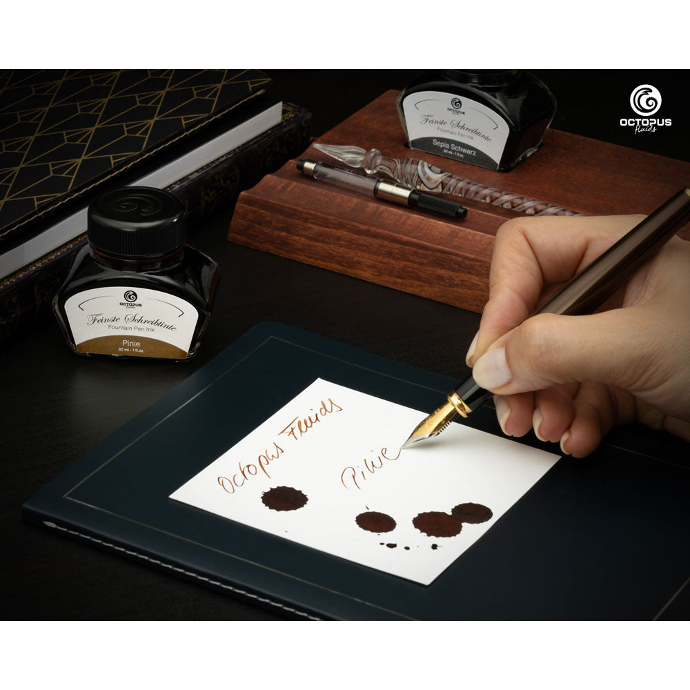 Octopus Fluids Fountain Pen Ink Pine (Pinie) 30ml - Cafe Supply