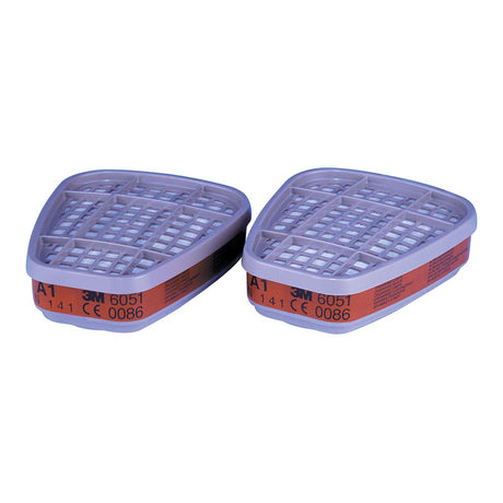 3M Respirator Filter Cartridge 6051, Pack of 2 - Cafe Supply