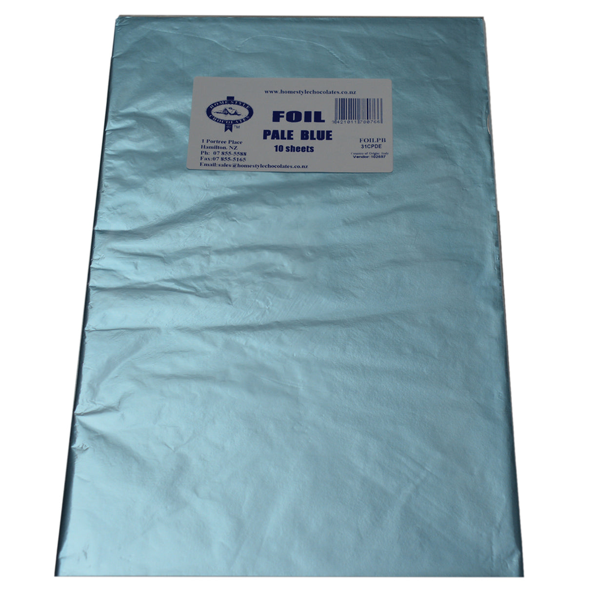 Confectionary Foil - Pale Blue 10 Pack