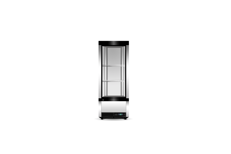 Skope SC112N-A 4 Glass Sided Display Fridge