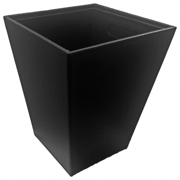 Leatherette Rubbish Bin with Insert - Cafe Supply