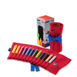 Lamy Coloured Pencils 3Plus in Cloth Roll with Sharpener Pack 12 - Cafe Supply
