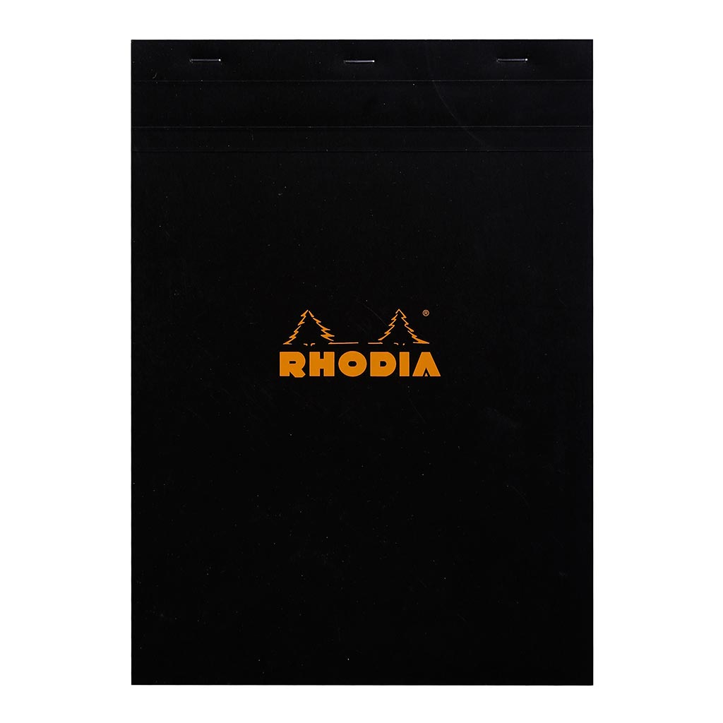 Rhodia Bloc Pad No. 18 A4 Grid Black - Cafe Supply