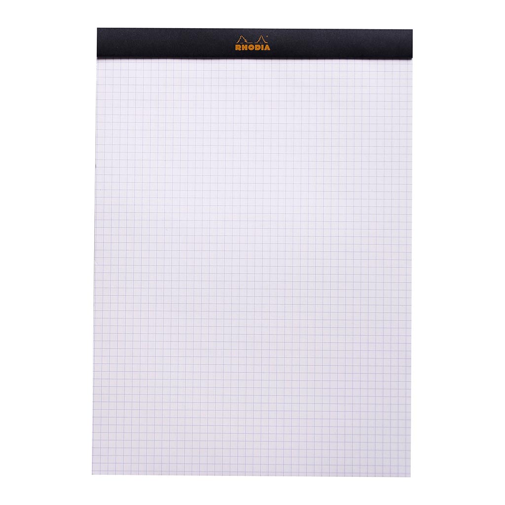 Rhodia Bloc Pad No. 18 A4 Grid Black - Cafe Supply