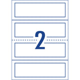 Avery Delegate Cards 210x74.3mm 50 Cards 25 Sheets Inkjet Laser - Cafe Supply