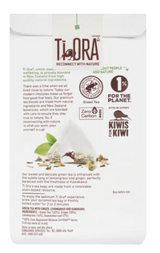 Ti Ora Green Tea With Ginger Lemongrass & New Zealand Kawakawa Pyramid Tea Bags 15pk - Cafe Supply