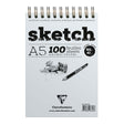 Clairefontaine Sketch Spiral Pad A5 Ivory - Cafe Supply