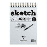 Clairefontaine Sketch Spiral Pad A5 Ivory - Cafe Supply
