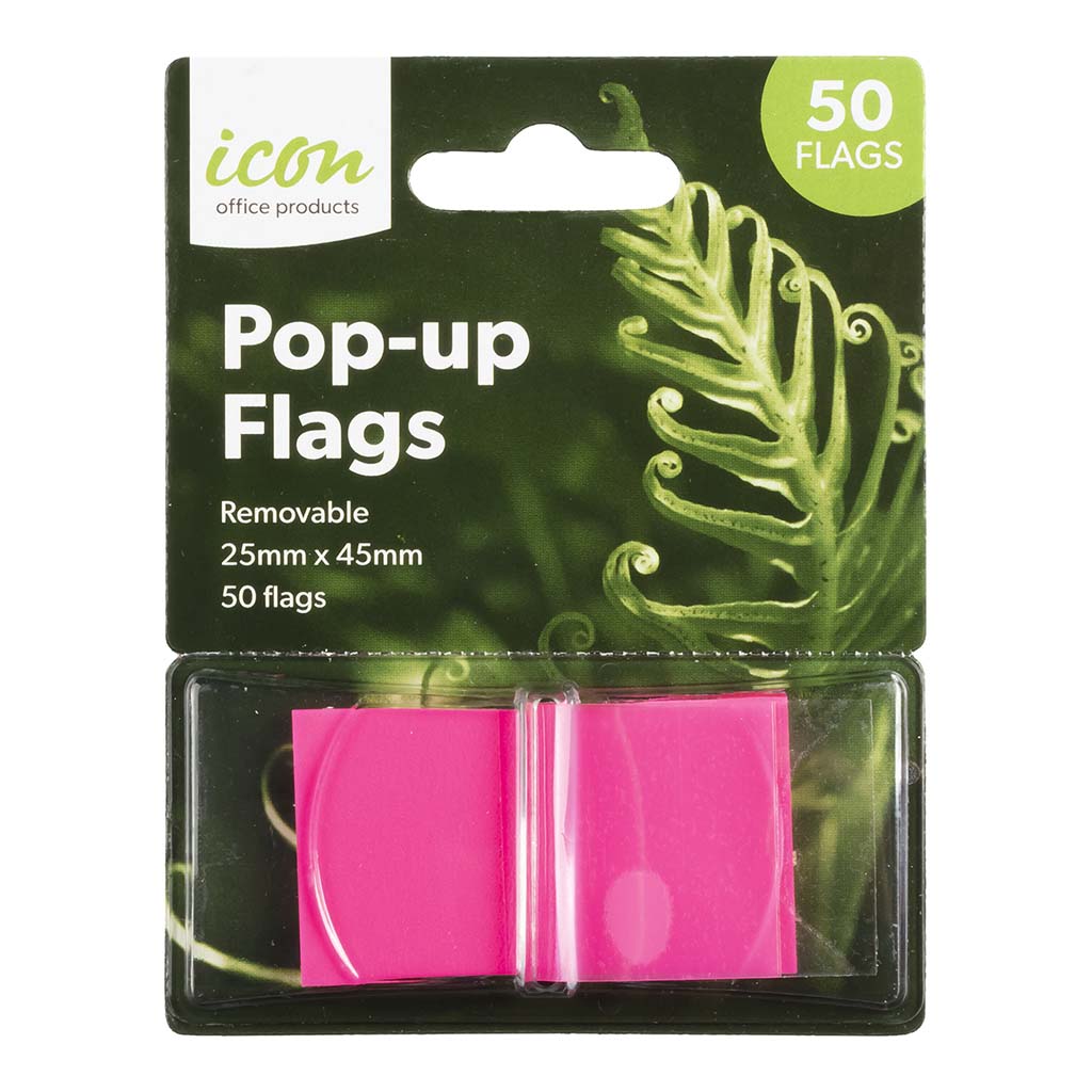 Icon Pop-up Flags Pink - Cafe Supply