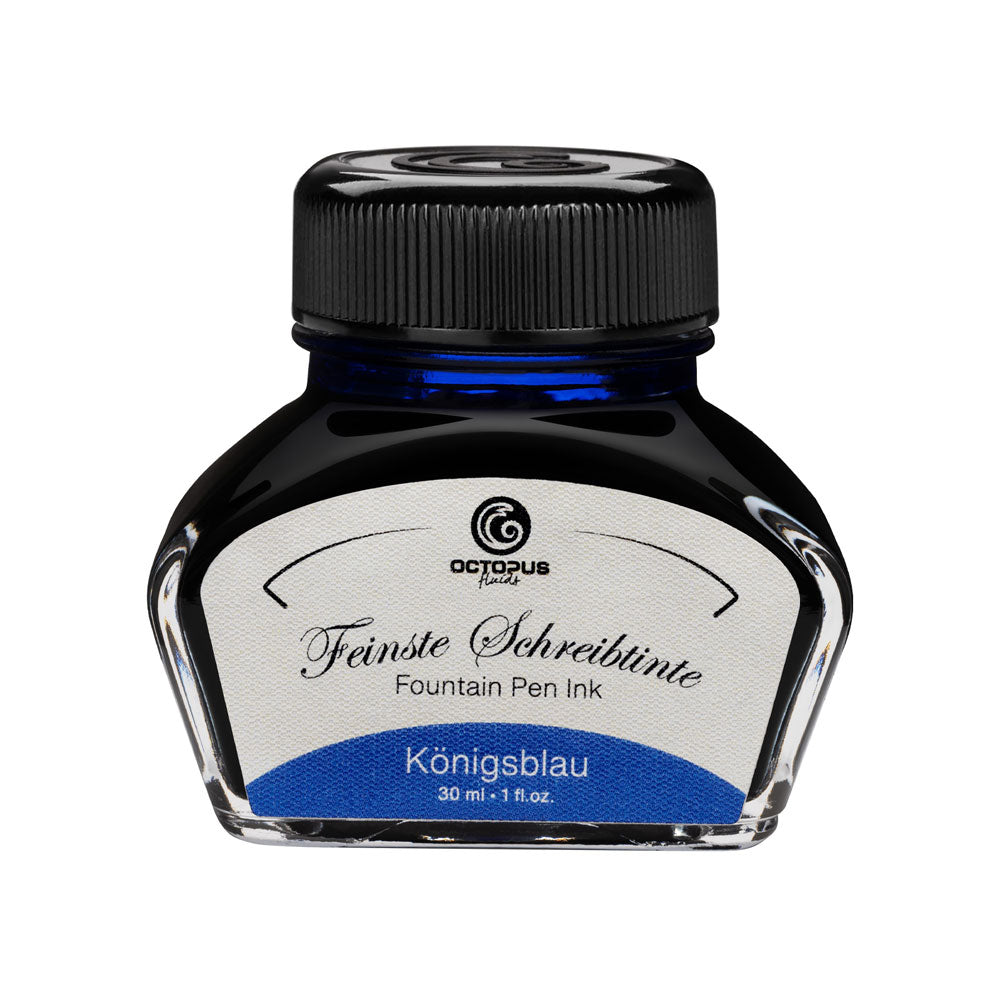 Octopus Fluids Fountain Pen Ink Royal Blue (Konigsblau) 30ml - Cafe Supply