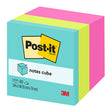 Post-it Notes Memo Cube 2027-RCR 76x76mm Pink Wave 400sh - Cafe Supply