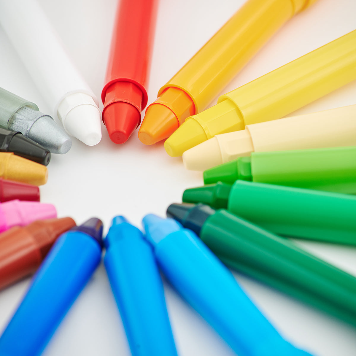 Amos Colorix Silky Crayon Classic Colours Pack 12 - Cafe Supply