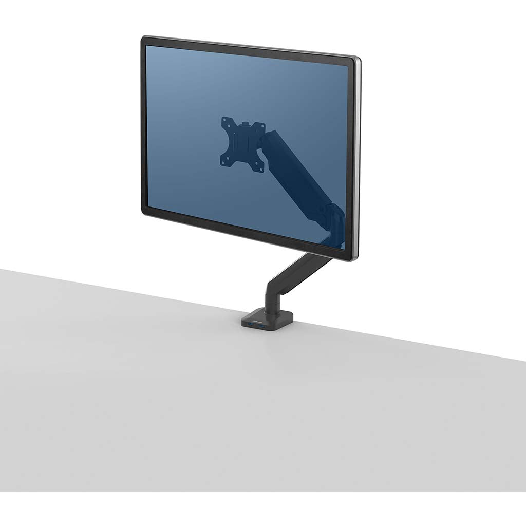 Fellowes Monitor Arm Platinum Single - Cafe Supply