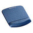Fellowes PlushTouch Wrist Rest Mouse Pad Blue - Cafe Supply