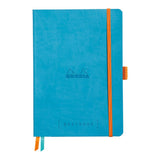 Rhodiarama Goalbook A5 Dotted Turquoise - Cafe Supply