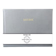 OSC Citta Guest Book Silver - Cafe Supply