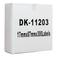 Icon Compatible Brother DK Labels 17x87mm 300 Roll - Cafe Supply