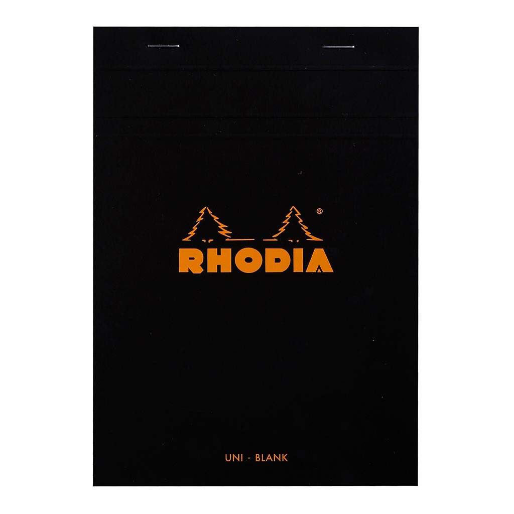 Rhodia Bloc Pad No. 16 A5 Blank Black - Cafe Supply