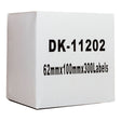 Icon Compatible Brother DK Labels 62x101mm 300 Roll - Cafe Supply