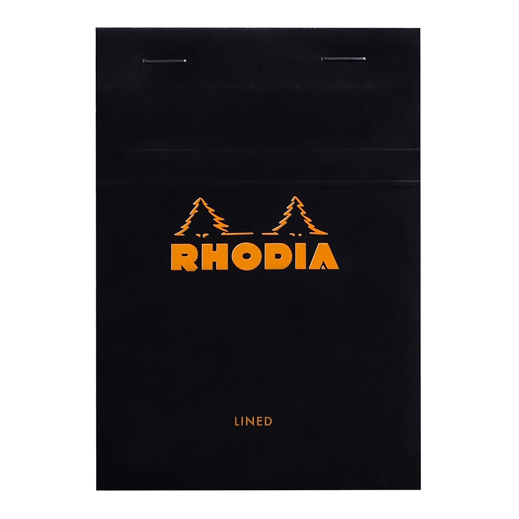 Rhodia Bloc Pad No. 13 A6 Lined Black - Cafe Supply