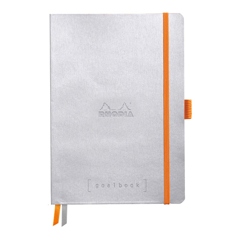 Rhodiarama Goalbook A5 Dotted Silver - Cafe Supply